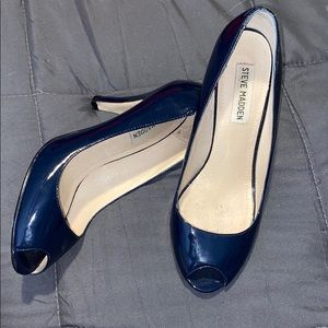 Steve Madden Patent Leather open Toe Heels
